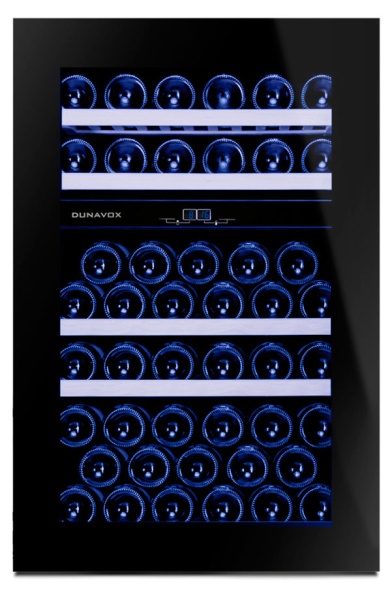 Двухзонный винный шкаф Dunavox  DAVG-49.116DB.TO