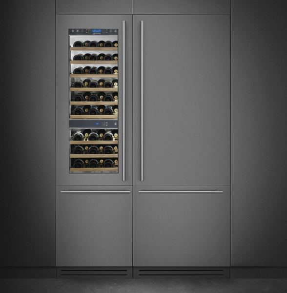 Мультитемпературный винный шкаф Smeg WI66LS