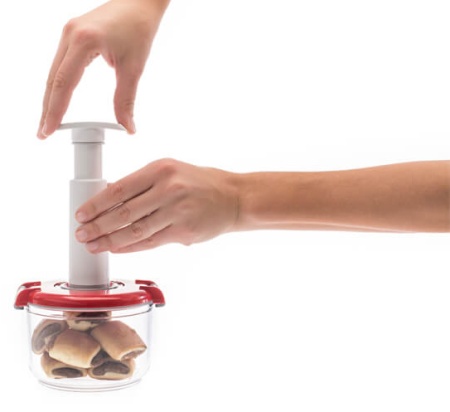 Набор вакуумных контейнеров Status VAC-RD-Round Blue