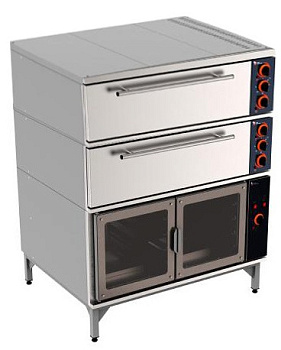 Печь хлебопекарная с расстоечной секцией Челябторгтехника ХПШ-2/Р1