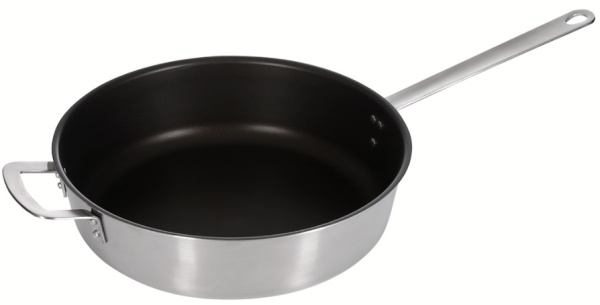 Сковорода Luxstahl 320/85 из нержавеющей стали с высокими бортами