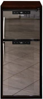 Двухзонный винный шкаф Climadiff Dopiovino