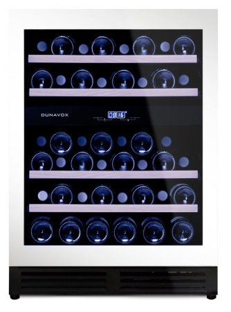 Двухзонный винный шкаф Dunavox  DAU-45.125DW.TO