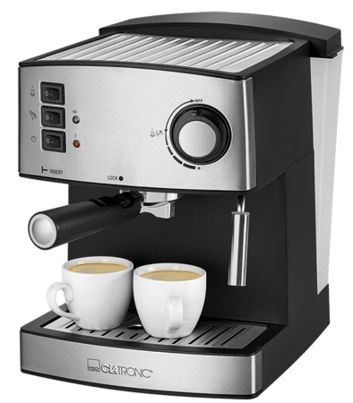 Кофеварка Clatronic ES 3643 schwarz-inox