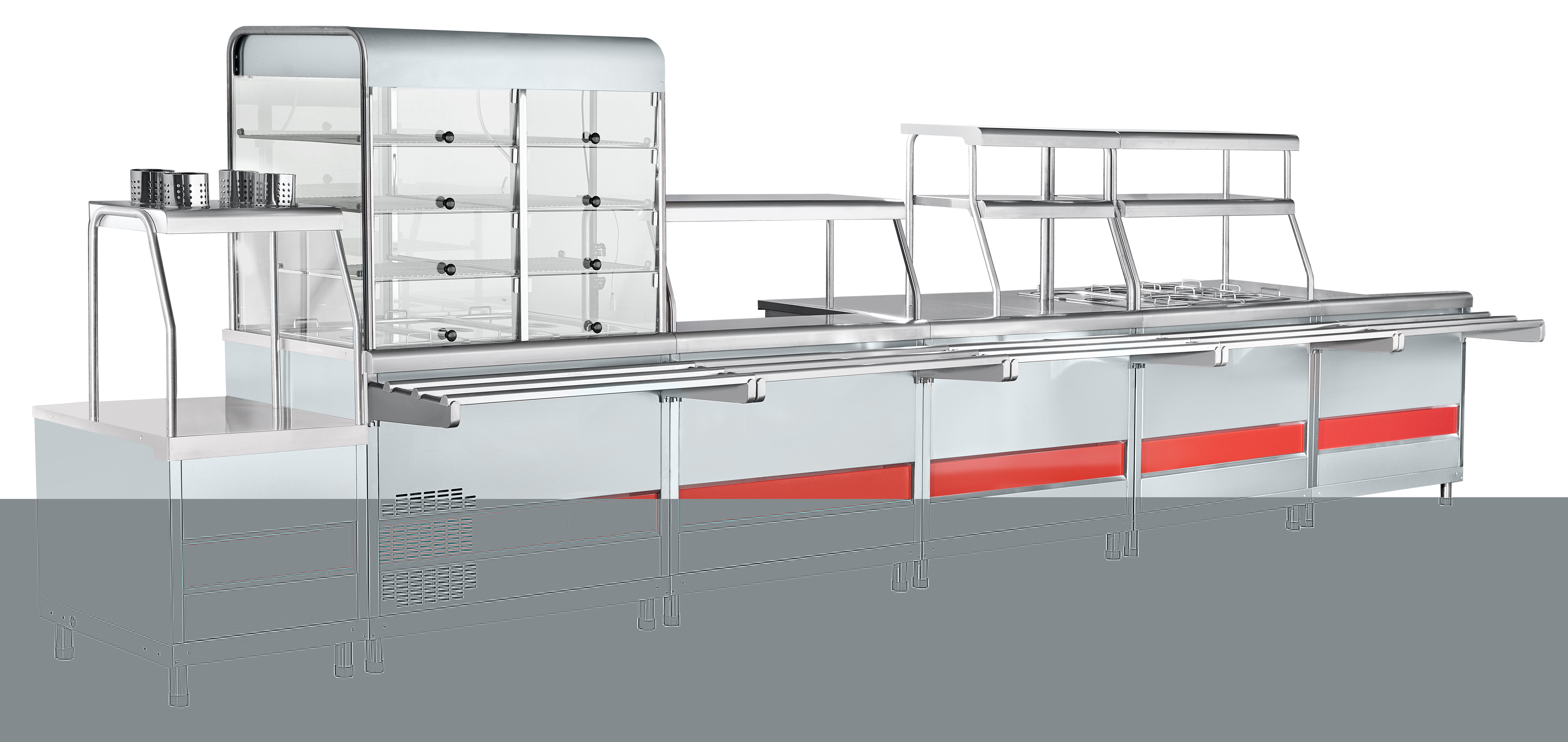 Модуль поворотный внешний Abat Аста МП-90КМ столешница нерж. (21000011255)