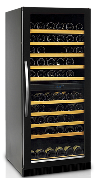 Двухзонный винный шкаф Tefcold TFW300-2F дверь без рамы