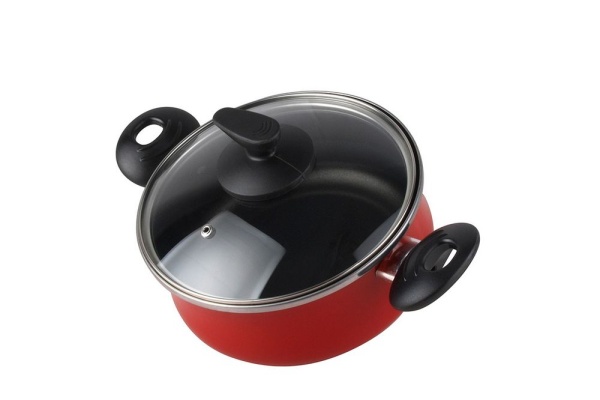 Кастрюля низкая с крышкой Vitrinor Praga 24