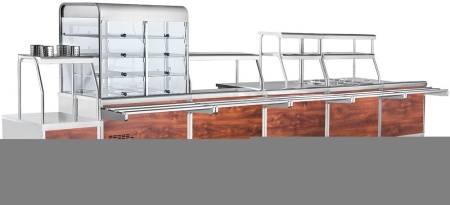 Прилавок для столовых приборов Abat Аста ПСПХ-70КМ (21000802696)