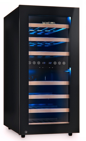Двухзонный винный шкаф Meyvel MV33-KBF2