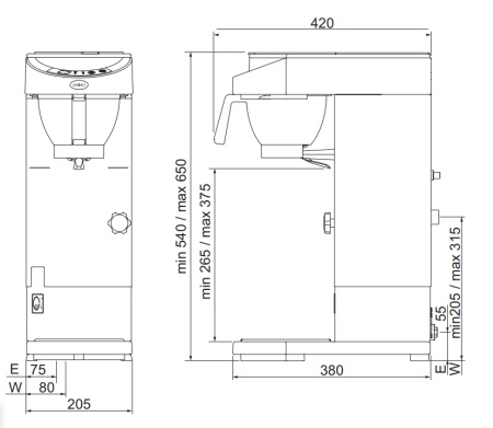 Капельная кофеварка Animo MT100V
