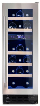 Двухзонный винный шкаф Dunavox  DAU-17.57DSS