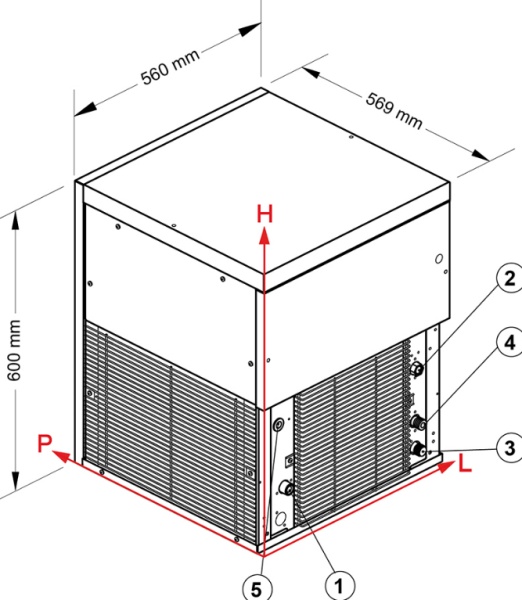 Льдогенератор Ntf GM 360 W