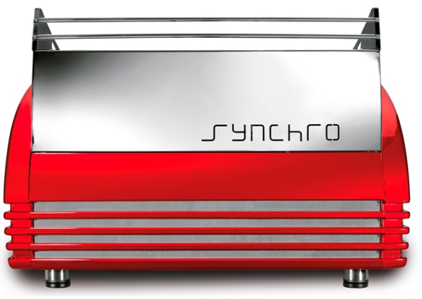 Рожковая кофемашина Royal Synchro 2gr 14l semiautomatic красная