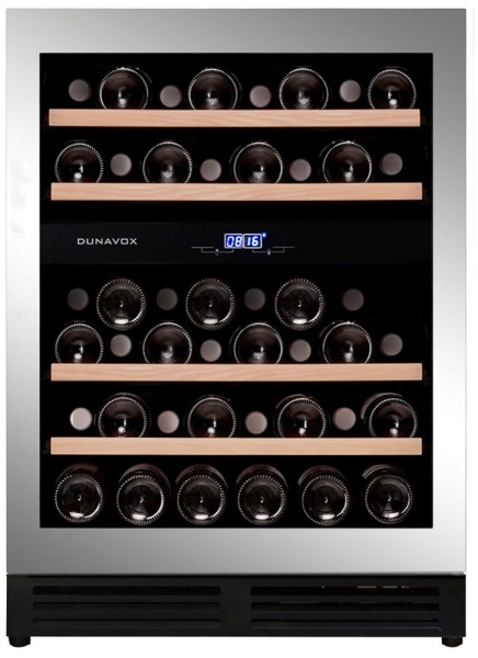 Двухзонный винный шкаф Dunavox  DAUF-45.125DSS.TO