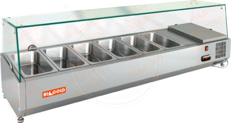 Холодильная витрина для ингредиентов Hicold VRX 1500