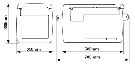 Автохолодильник переносной Indel B TB31А