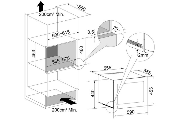 Монотемпературный винный шкаф Temptech OBI 45 SW
