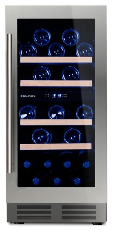 Двухзонный винный шкаф Dunavox  DAU-32.78DSS