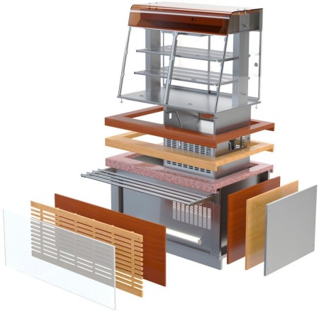 Витрина холодильная Atesy Регата 02 ХВ-1200-1370-02