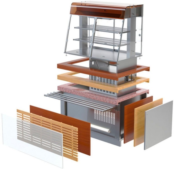 Витрина холодильная Atesy Регата 02 ХВ-1200-1370-02