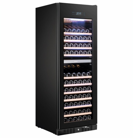 Двухзонный винный шкаф Temptech E1000DRB