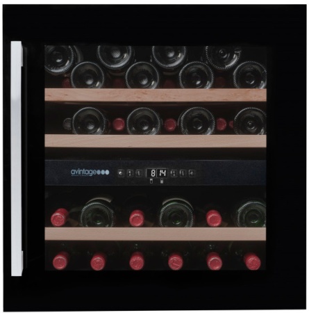 Двухзонный винный шкаф Avintage AVI60CDZA