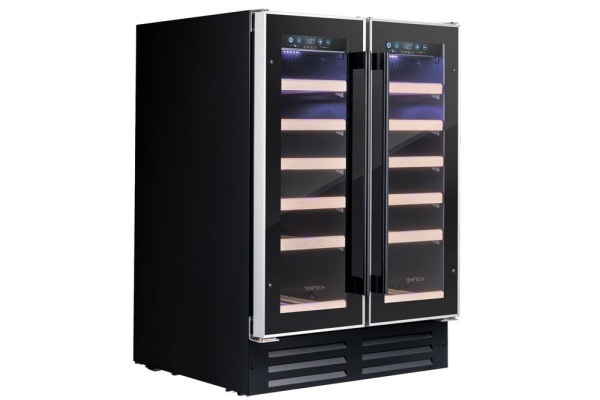 Двухзонный винный шкаф Temptech WP2DQ60DCB