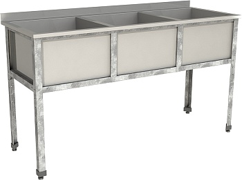 Ванна моечная Restoinox ВМС-3/5-Б-ЭК