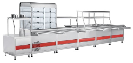 Прилавок холодильный с плоской столешницей Abat Аста ПВВ(Н)-70КМ-НШ (21000802820)