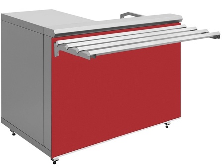 Прилавок кассовый Luxstahl КК-1200