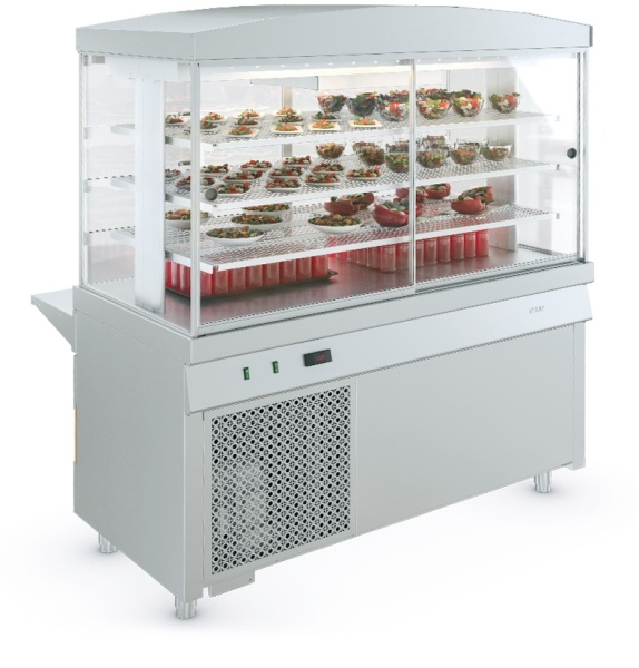 Витрина холодильная Atesy Ривьера ХВ-1200-02