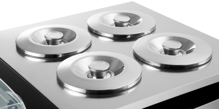 Витрина для мороженого Nemox Gelatto Sweet 4 Pozzeti Black i-Green