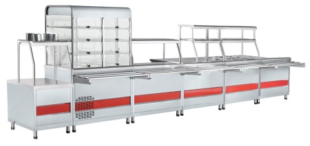 Прилавок тепловой Abat Аста ПВТ-70КМ-02 столешница нерж. (21000011565)