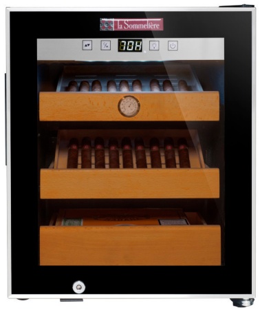 Монотемпературный шкаф для сигар La Sommeliere CIG251