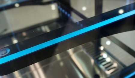 Витрина кондитерская Cryspi ВПВ 0,31-1,44 (Elegia Quad К 1000 Д) (Структ муар9010верх мат9005)