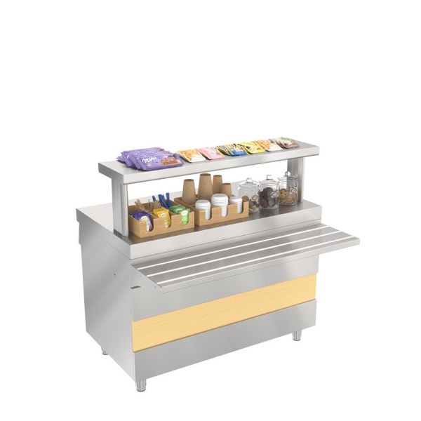 Прилавок нейтральный Atesy Ривьера НС-1200-02-О без полок