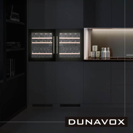 Двухзонный винный шкаф Dunavox  DAB-41.83DSS