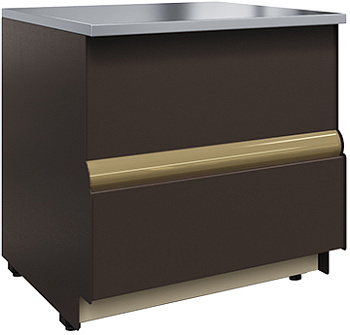 Прилавок неохлаждаемый Полюс KC70 N 0,6-7 (Прилавок П-0,6 Carboma Cube)