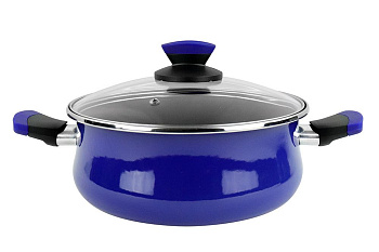 Кастрюля низкая с крышкой  Vitrinor Danubio 24