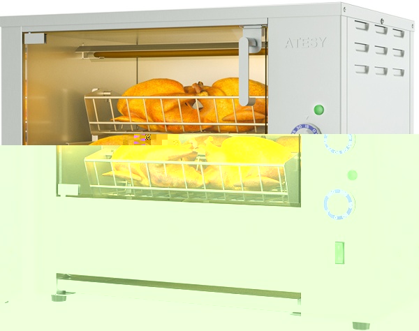 Гриль для кур Atesy Командор-4Э-Т