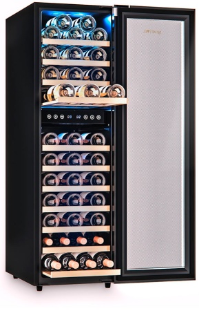 Двухзонный винный шкаф Meyvel MV53-KBF2