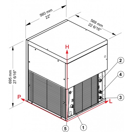 Льдогенератор Brema G 280A HC