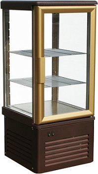Шкаф кондитерский Полюс R120C Сarboma (D4 VM 120-1 (бежевый-коричневый, стандартные цвета))