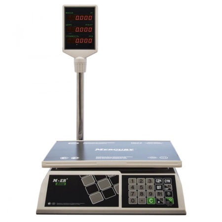 Весы торговые Mertech 326 ACP-32.5 Slim LED Белые