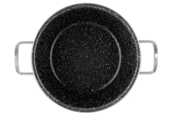 Кастрюля низкая с крышкой   Vitrinor Dragon Piedra 24