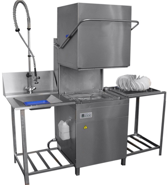 Купольная посудомоечная машина Гродторгмаш МПУ-700М со столами