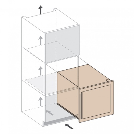 Двухзонный винный шкаф Dunavox  DAB-41.83DB