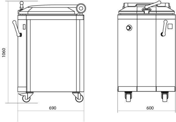 Тестоделительная машина JAC DIV 20 (квадратные)