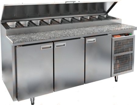 Стол для пиццы Hicold PZ2-111/GN камень